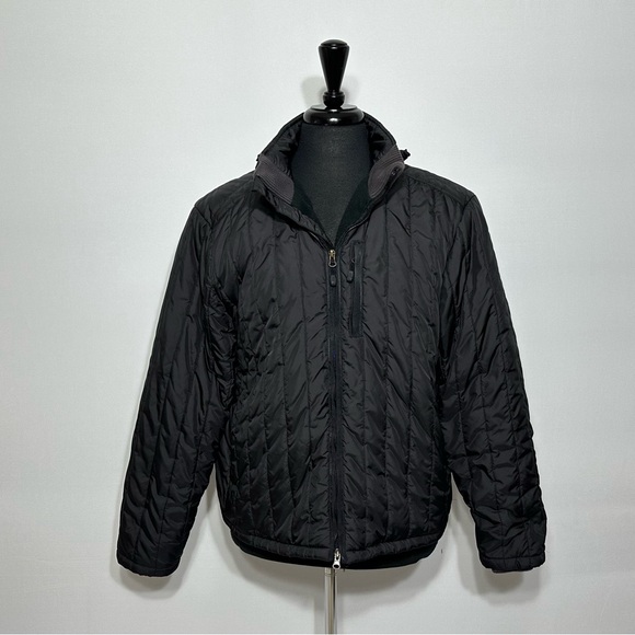 Vtg POLO Ralph Lauren Puffer Bomber Jacket Men's XL Black Quilted Lined Chore - Picture 4 of 11